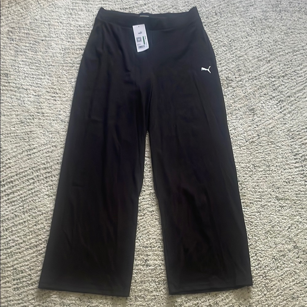 Puma Black Casual Jumpsuit with Straight-Leg Design